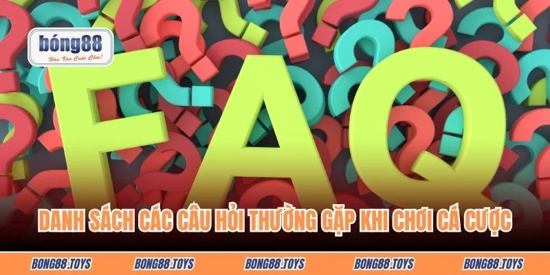 Danh sách các câu hỏi thường gặp khi chơi cá cược