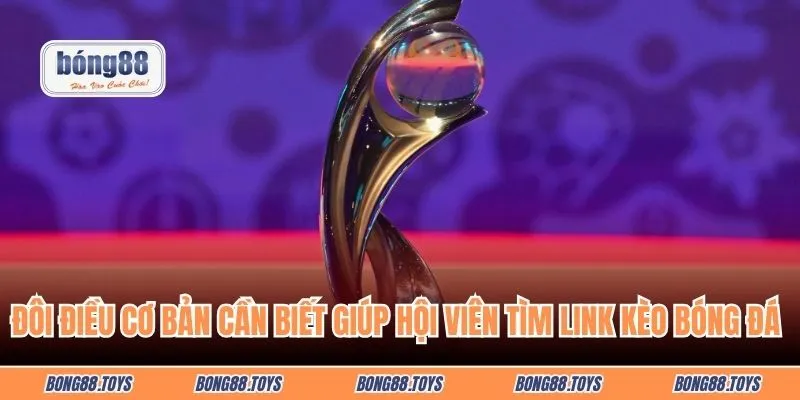 Đôi điều cơ bản cần biết giúp hội viên tìm ra link kèo bóng đá chuẩn
