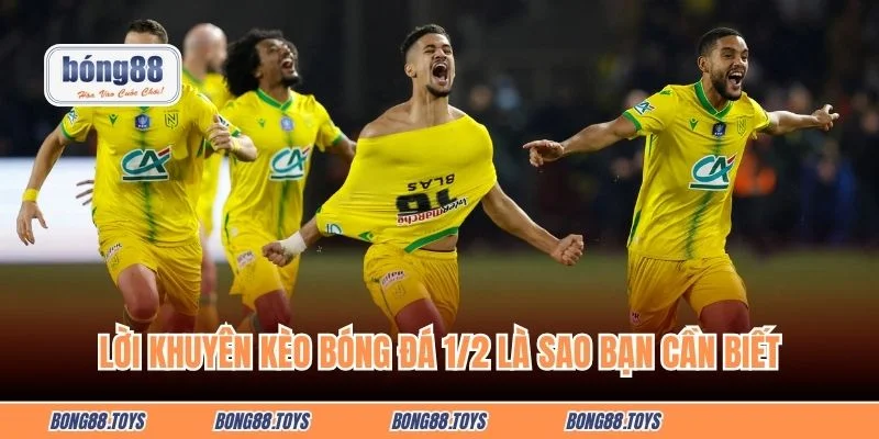 Lời khuyên khi chơi kèo bóng đá 1/2 là sao mà bạn cần biết