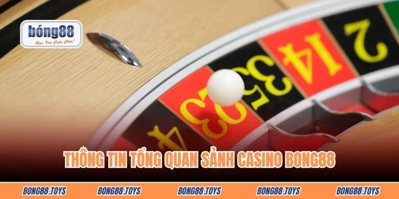 Thông tin tổng quan sảnh casino BONG88